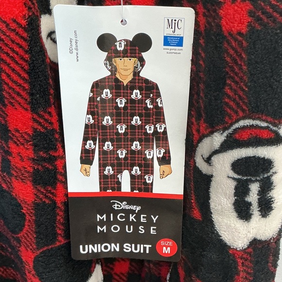 Disney Mickey Mouse Plaid Kids Pajama Set - Picture 2 of 2